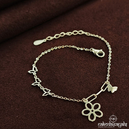 Butterfly Flower Bracelet (St3737)