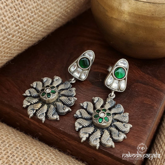 Peacock Heritage Chandbali (C3568)