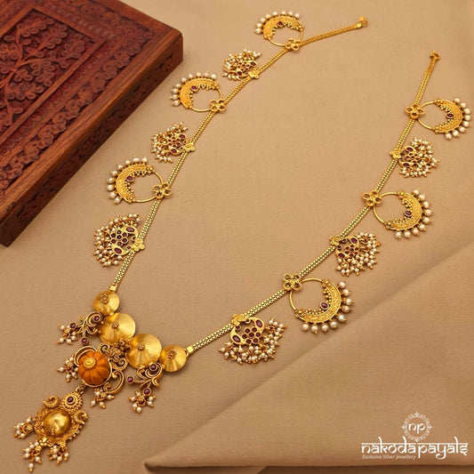 Coral Half Moon Neckpiece (Gn10474)