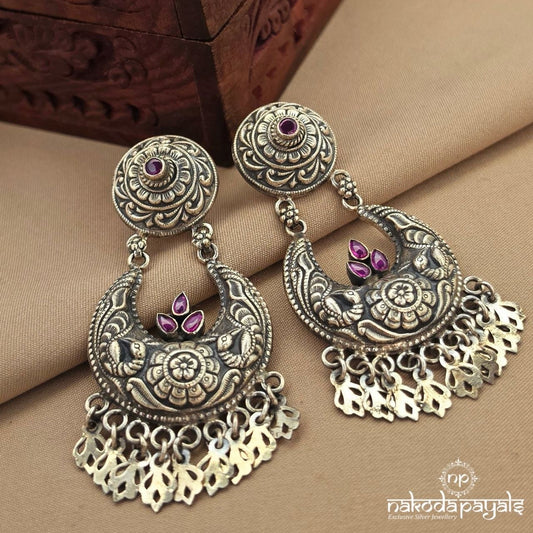 Charming Pink Chandbali (C4163)