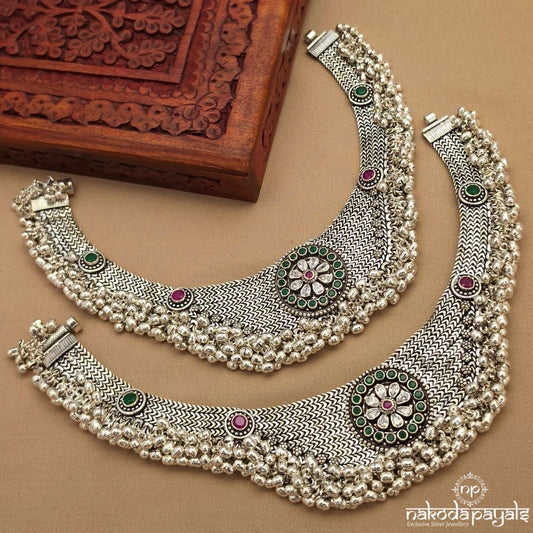 Statement Bridal Anklets (A6968)
