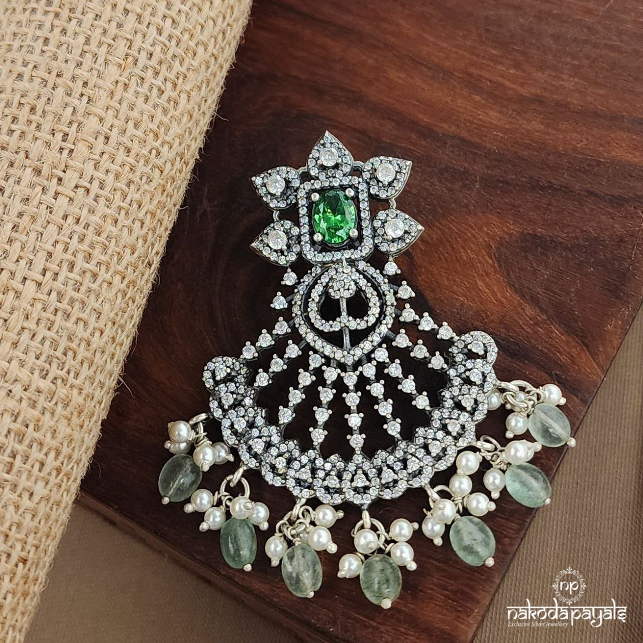 Subtle Green Drops Pendant (P2515)