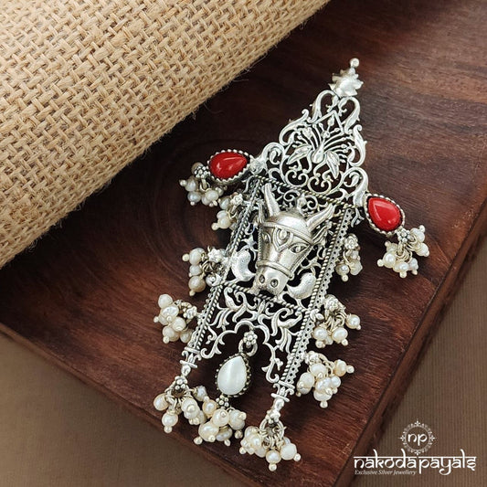 Coral Cow Pendant (P2535)