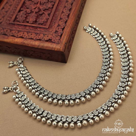 Peacock Ball Anklets (A6945)