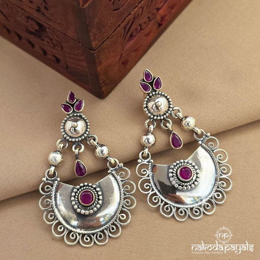 Resplendent Oxidised Chandbali (C4162)