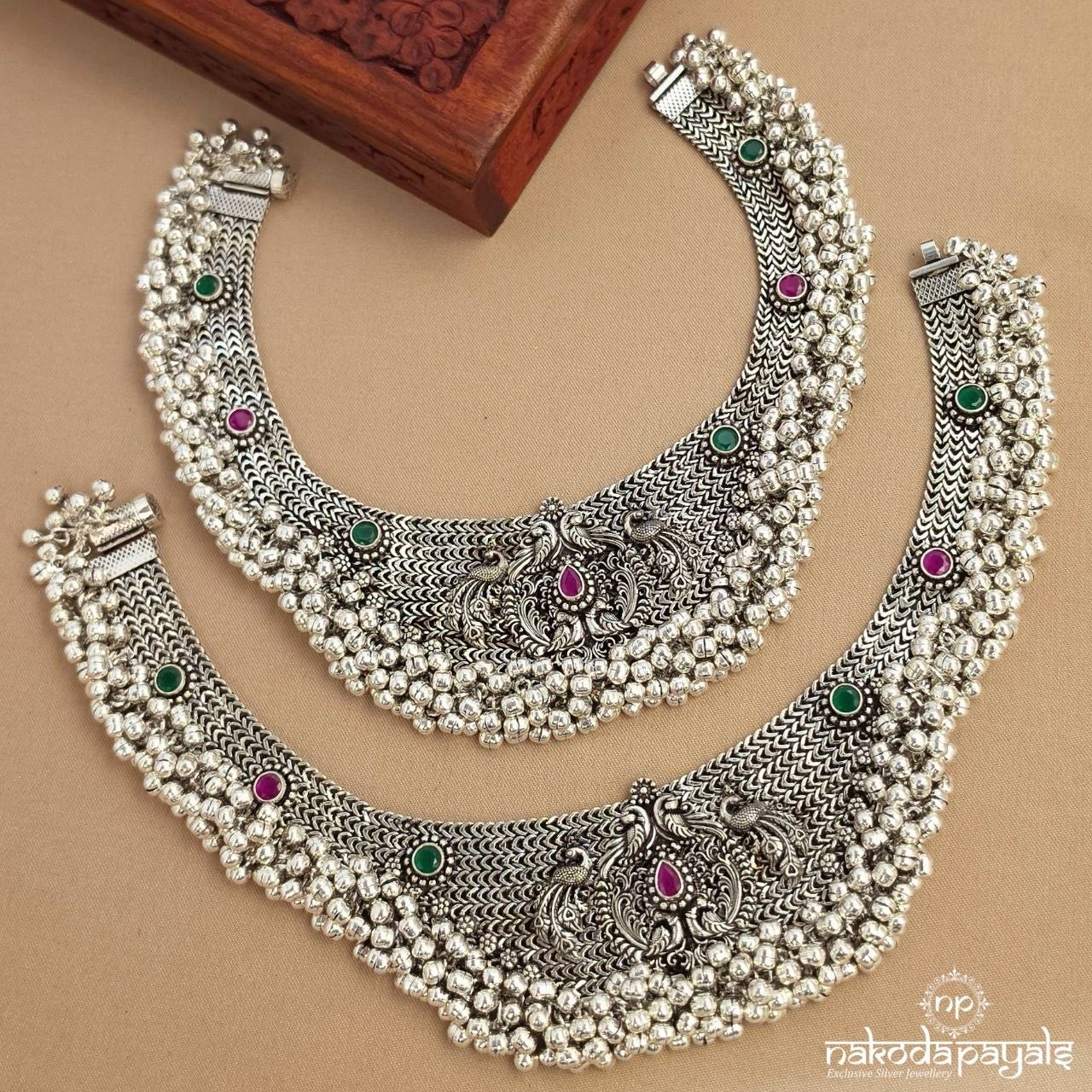 Ruhani Bridal Anklets (A6972)
