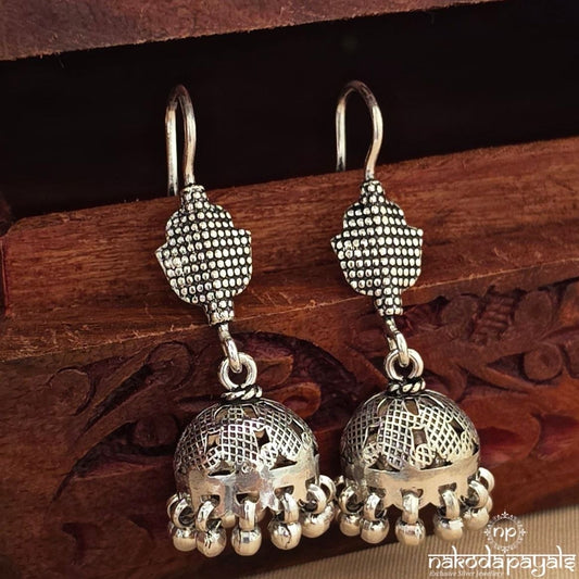 Elegant Oxidised Earrings (H1737)