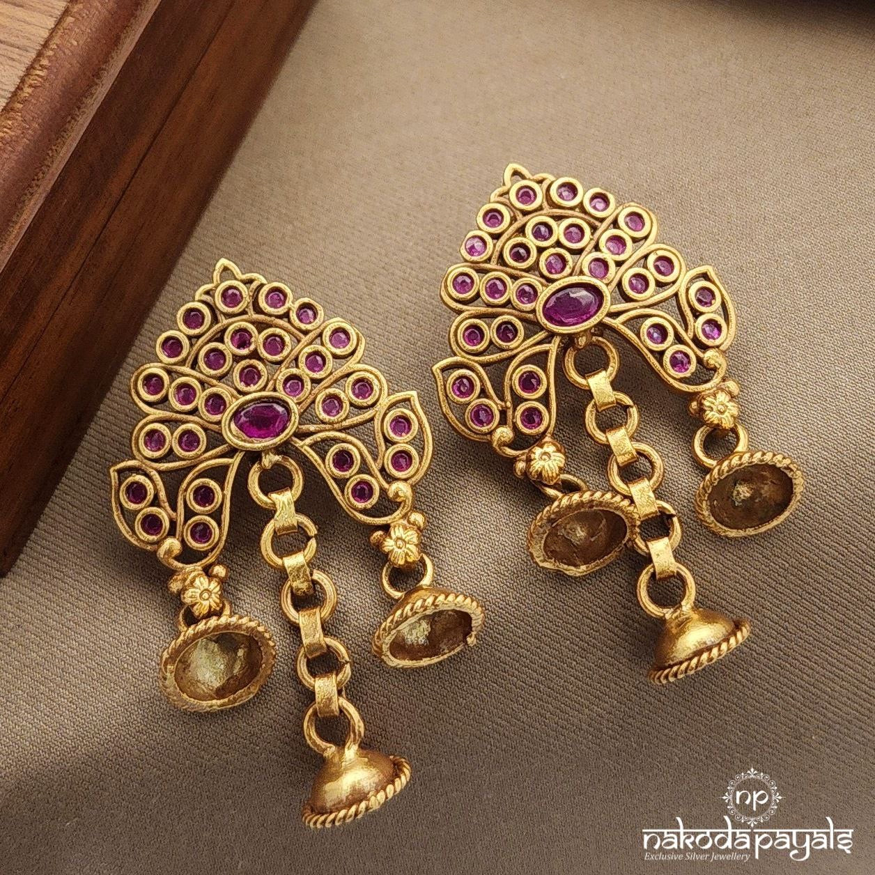 Bell Charm Earrings (Ge9749)