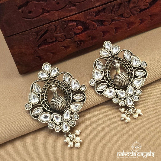 Peacock Pearly Studs (S4060)