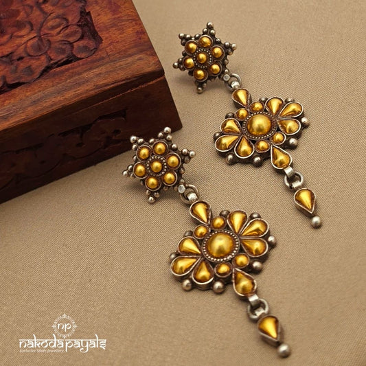 Gulnaar Dual Tone Chandbali (C4064)
