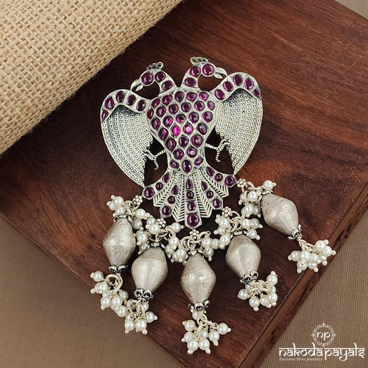 Grand Pearl Drops Gandaberunda Pendant (P2539)