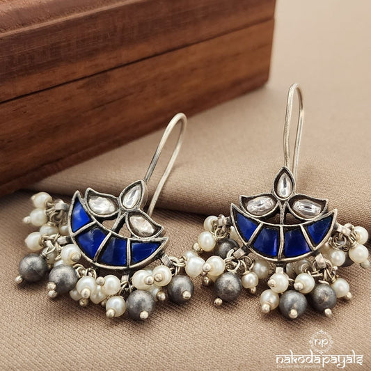 Blue Moon Pearl Earrings (C3602)