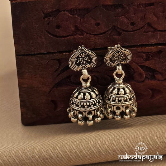 Hearty Oxidised Jhumka (J1806)