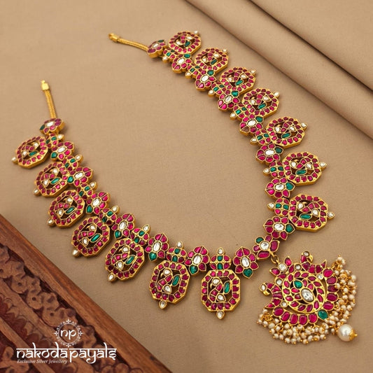 Twin Birdie Mango Neckpiece (Gn10730)