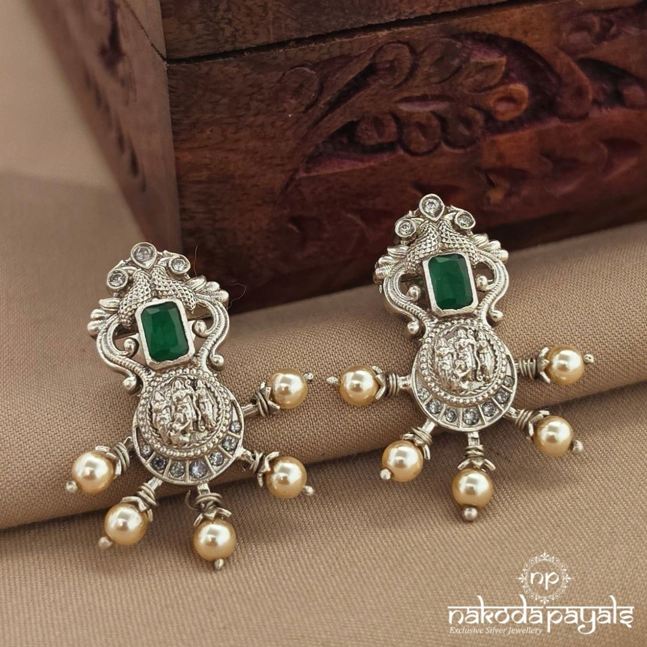 Twin Peacock Ram Darbaar Pearl (S4241)
