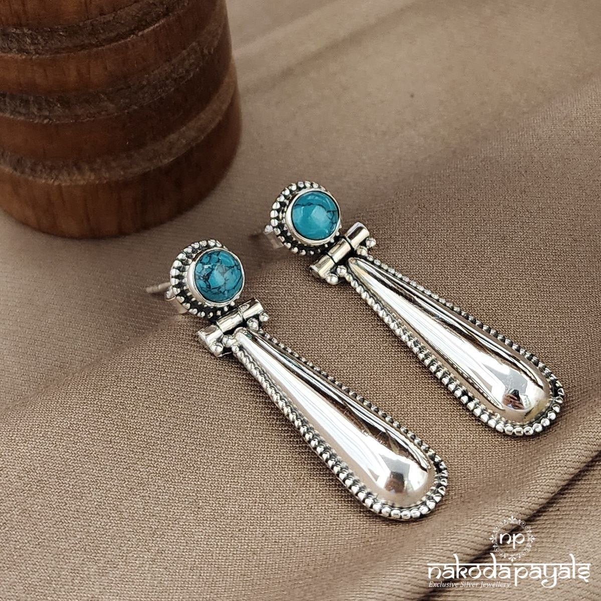 Turquoise Gleam Earrings (H2147)