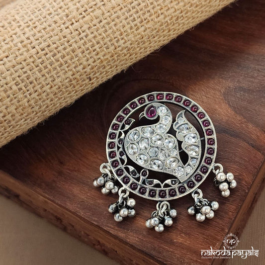 Peacock Pearl Drops Pendant (P2540)