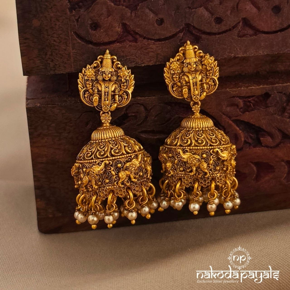Vanketeshwara Jhumka (Ge11356)