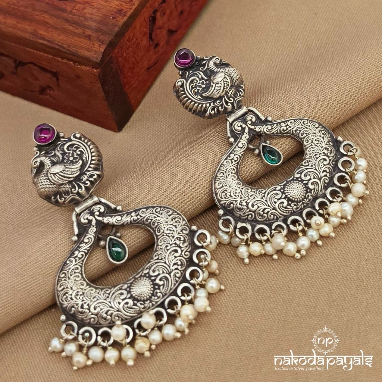 Peacock Chandbali  (C4016)