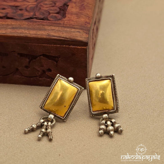 Elegant Dual Tone Studs (S4061)