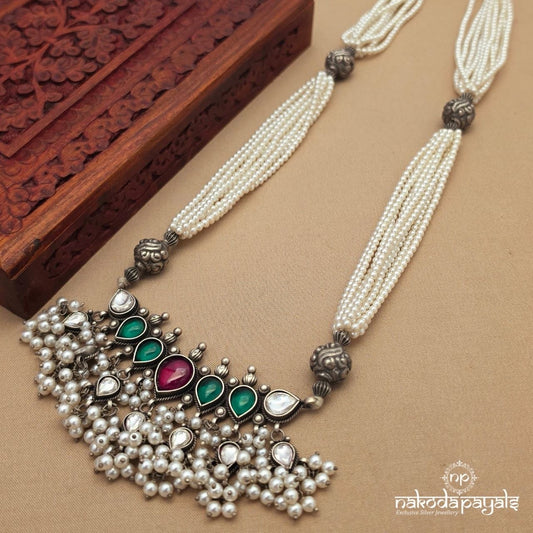 Elegant Pearl Drops Neckpiece (N11808)
