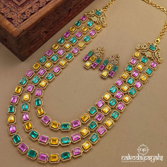 Bride’s Desire Neckpiece With Earrings (Gn10798)