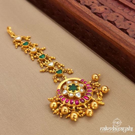 Pretty Heart Kundan Maang Tika (Gm1206)