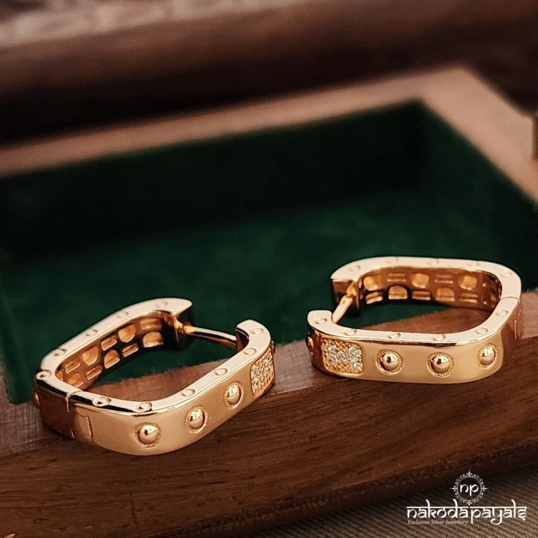 Glow Rose Gold Earrings (St3602)