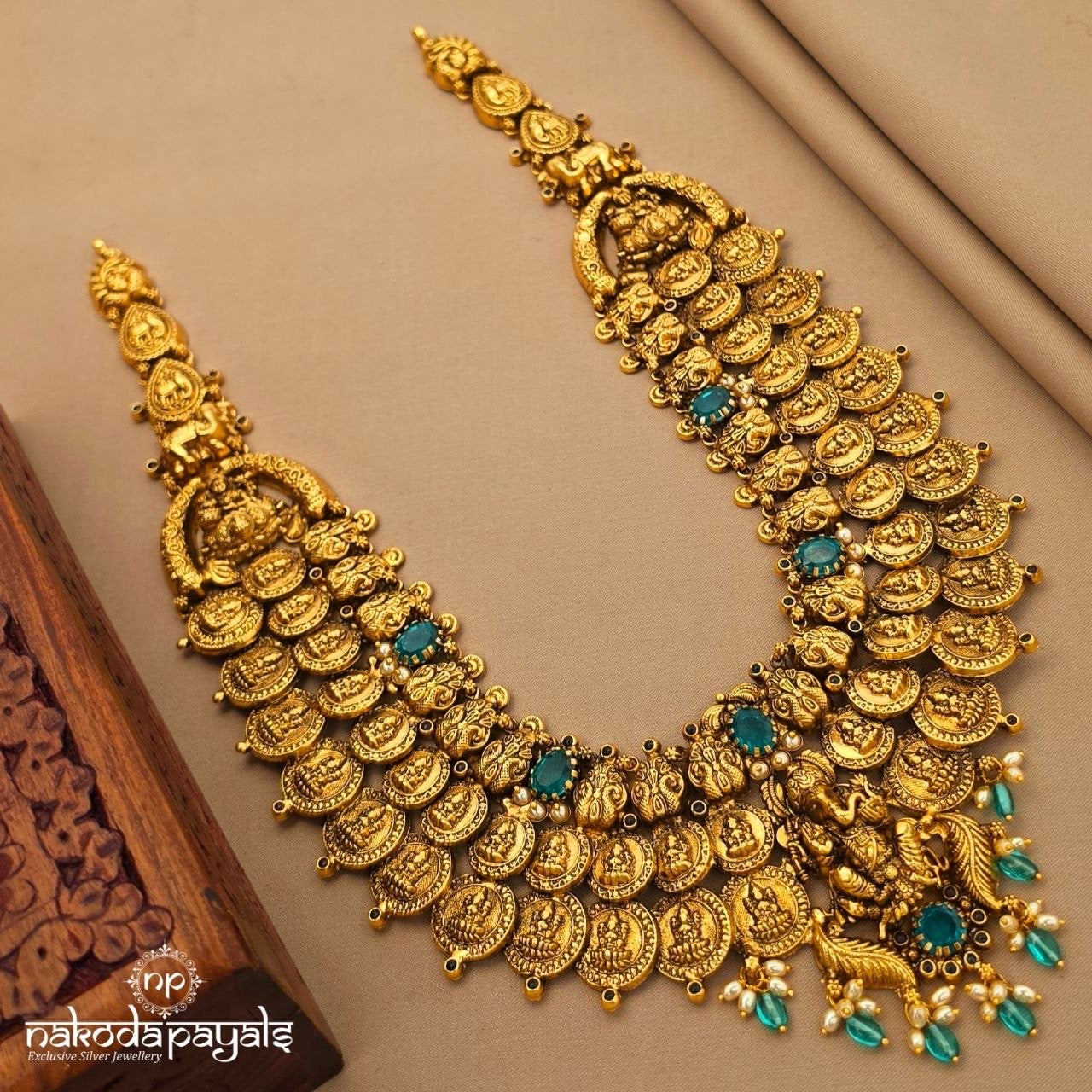 Ganesha Kasu Neckpiece (Gn10740)