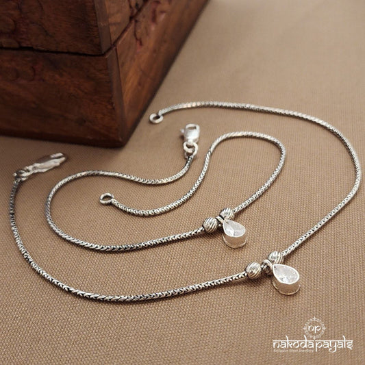 White Drop Anklets (A6760)