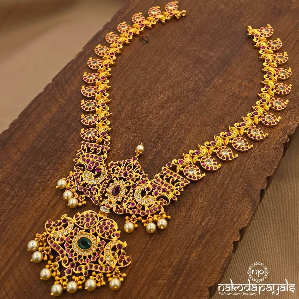 Ruby Mango Neckpiece (Gn10985)
