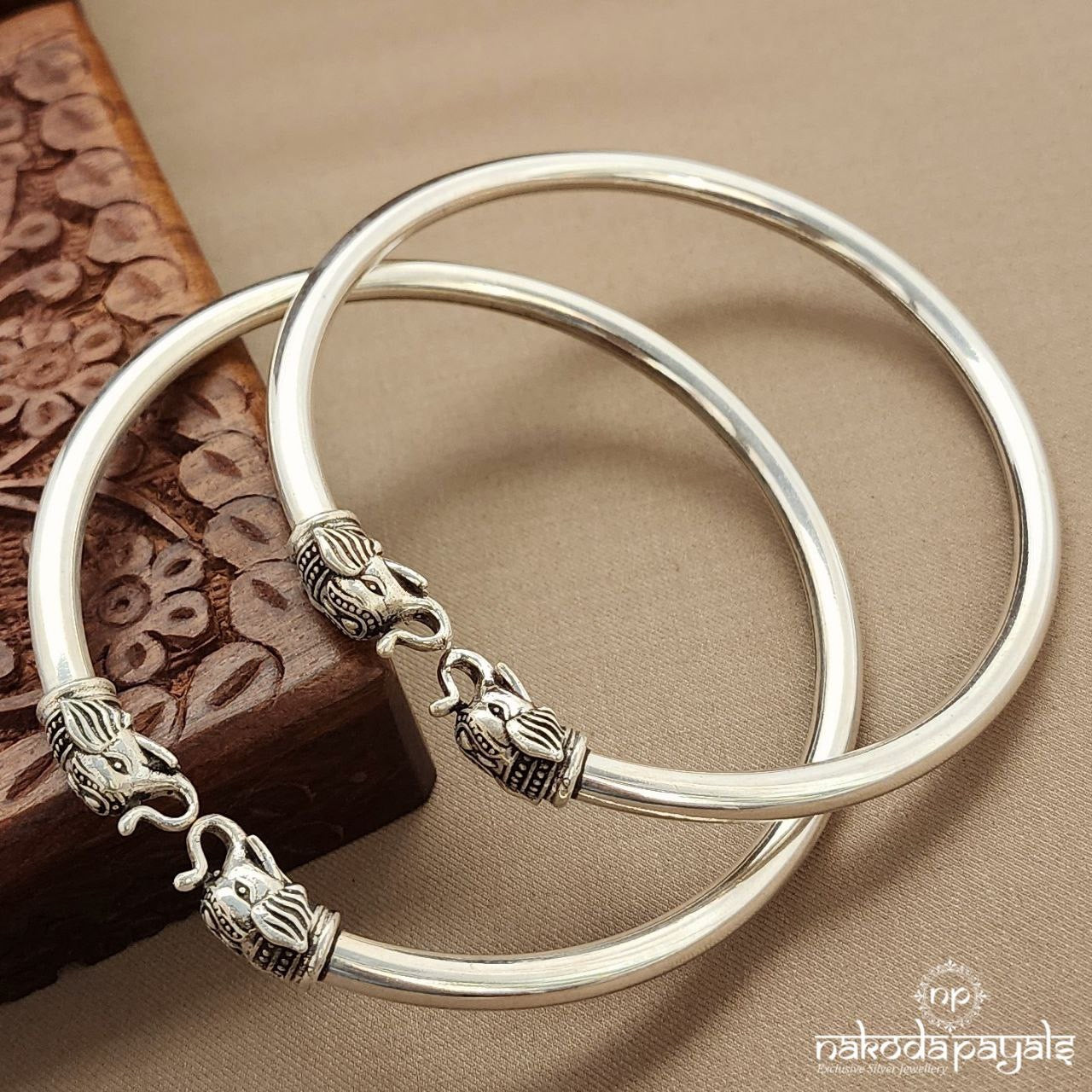 Gaj Charm Openable Ankle Kada Pair (A2304)