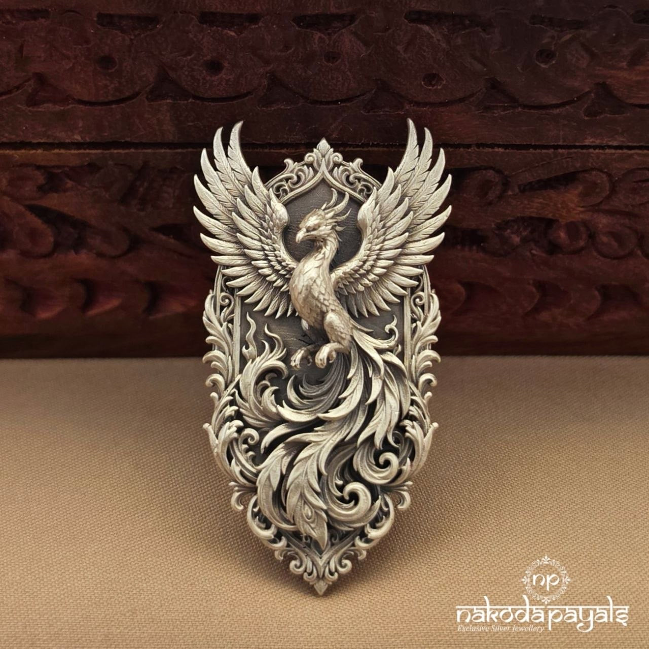 Glorious Phoenix Brooch (St2155)