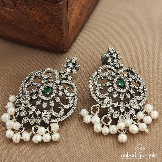 Sparkling Pearl Drops Earrings (C3783)