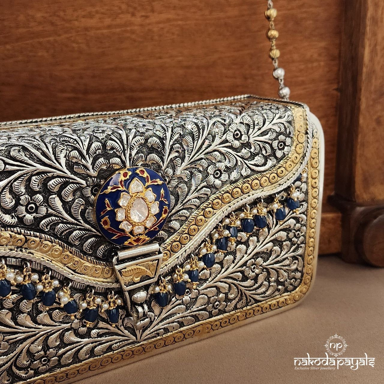 Sapphire Drops Moissanite Purse (Esa307)