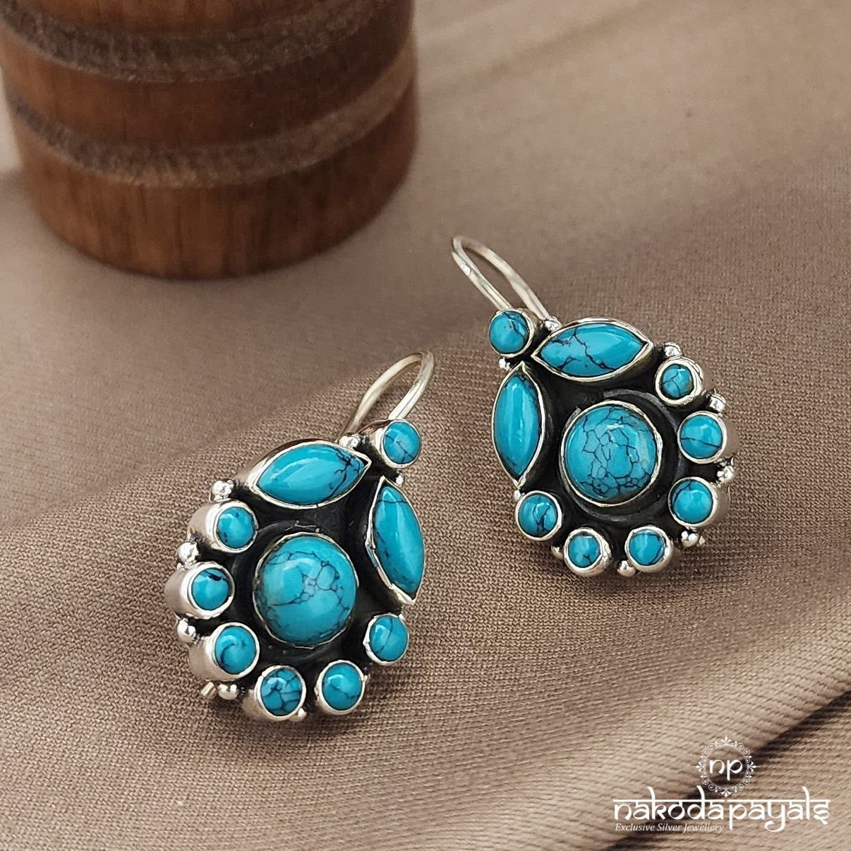Divine Turquoise Earrings (H2145)