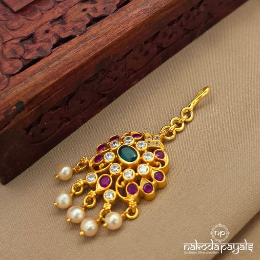 Pearl Drops Maang Tika (Gm1181)