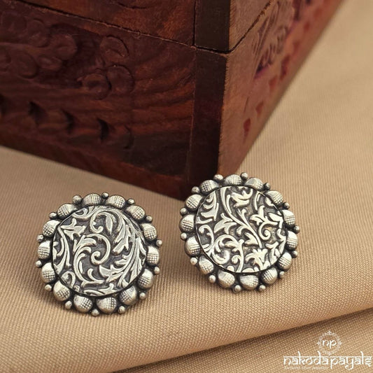 Circular Leafy Studs (S4148)