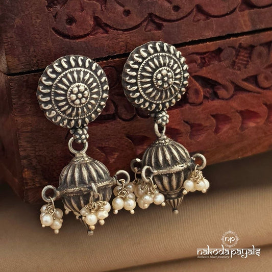 Exquisite Floral Pearly Chandbali (C4171)