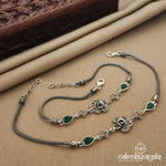 Drop Ends Marcasite Anklets (A5242)