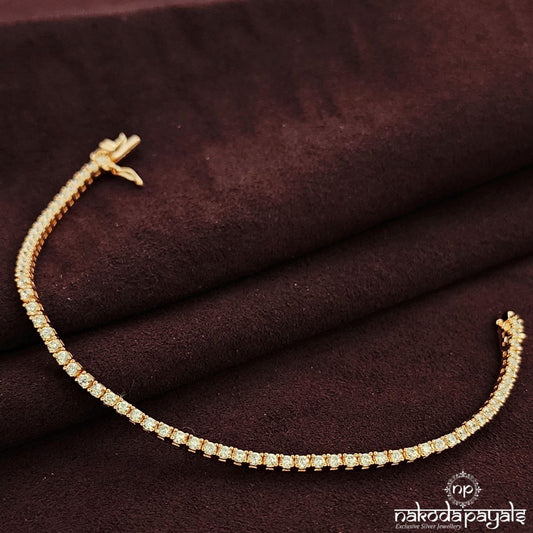 Rose Gold CZ  Bracelet (St3744)
