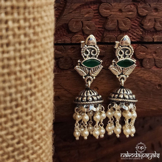 Green Leaf Jhumka (J1401)