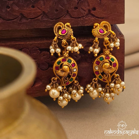 Elegant Reversible Kundan Earrings (Ge10922)