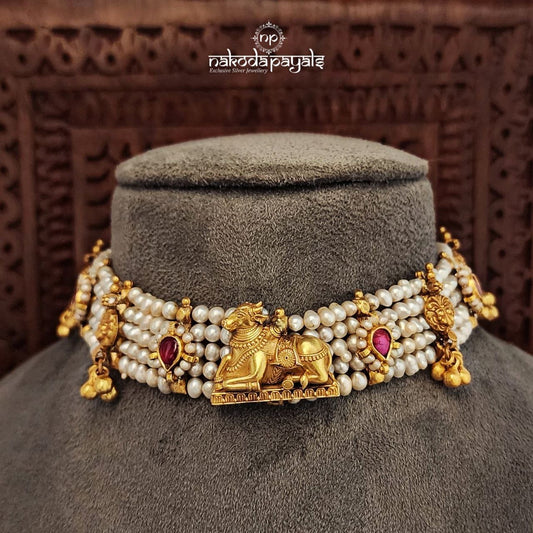 Divine Nandi Kundan Choker (Gn9188)