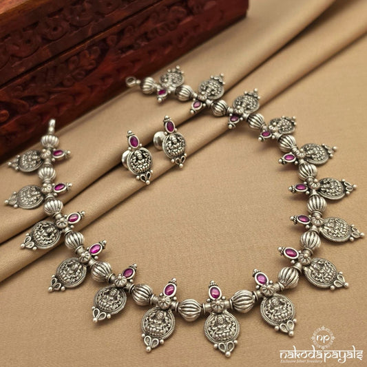 Elegant Kasu Neckpiece With Earrings (N11828)