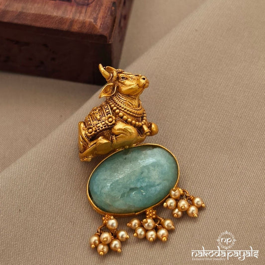 Nandi Aqua Pearl Drops Pendant (Gp2324)