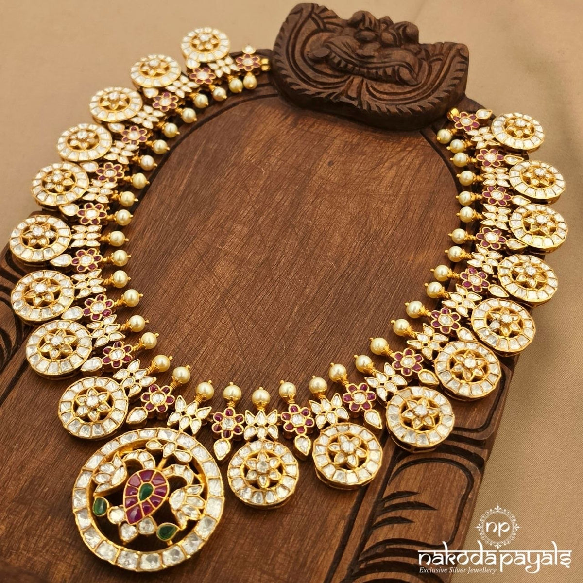 Gandaberunda Buttomala Neckpiece (Gn11093)