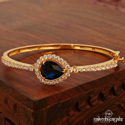 Blue Gold Openable Kada (St4121)