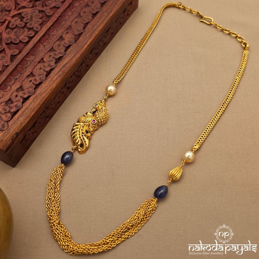 Exclusive Peacock pearl Neckpiece (Gn10435)