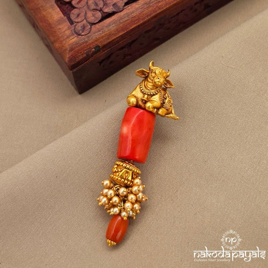 Pearly Nandi Pendant (Gp2331)